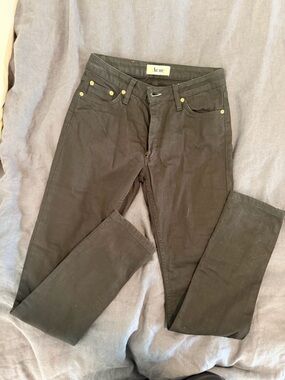 ACNE STUDIOS Flex S Wet Black Skinny Jean Size 28 x 32